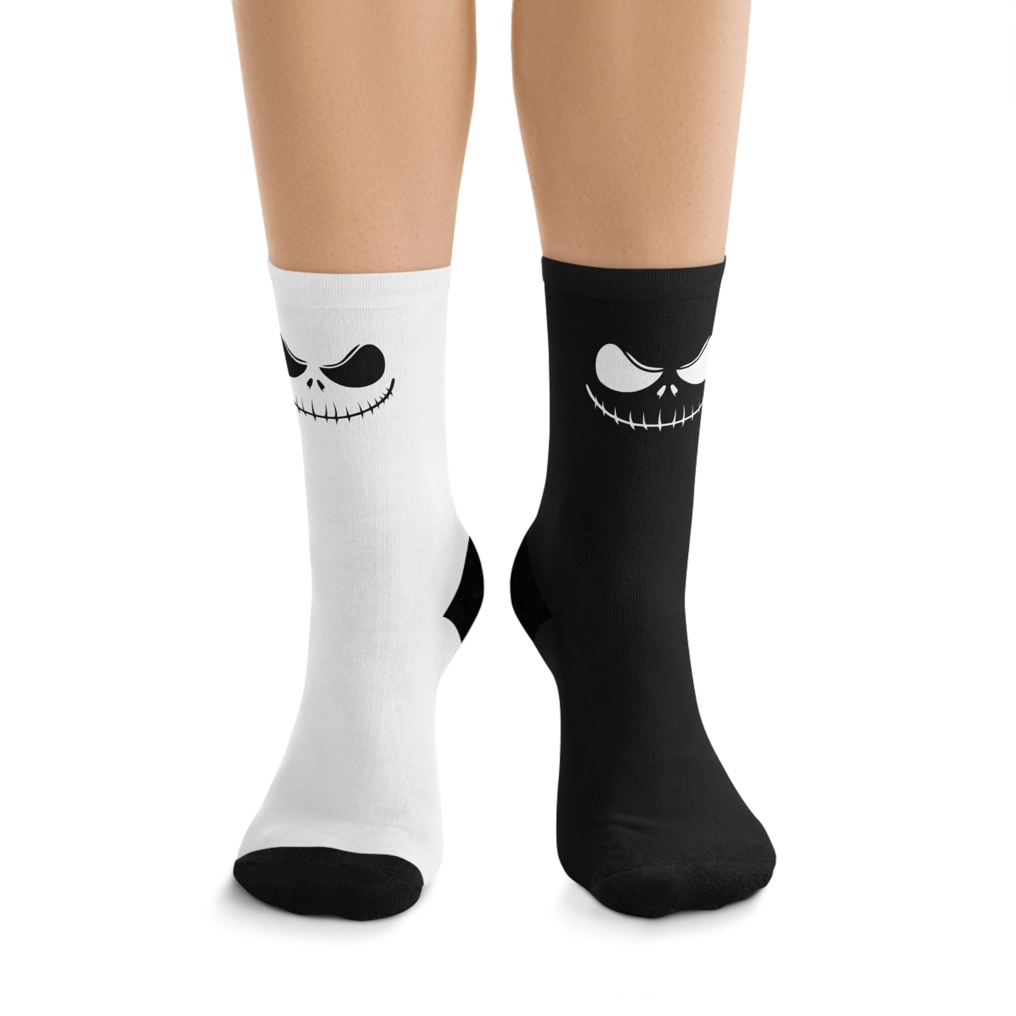 Socks Jack Skellington Halloween Recycled Poly Nem csak ünnepekre