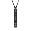 Zlegend Personalized Vertical Bar Necklace for Meaningful Gifts