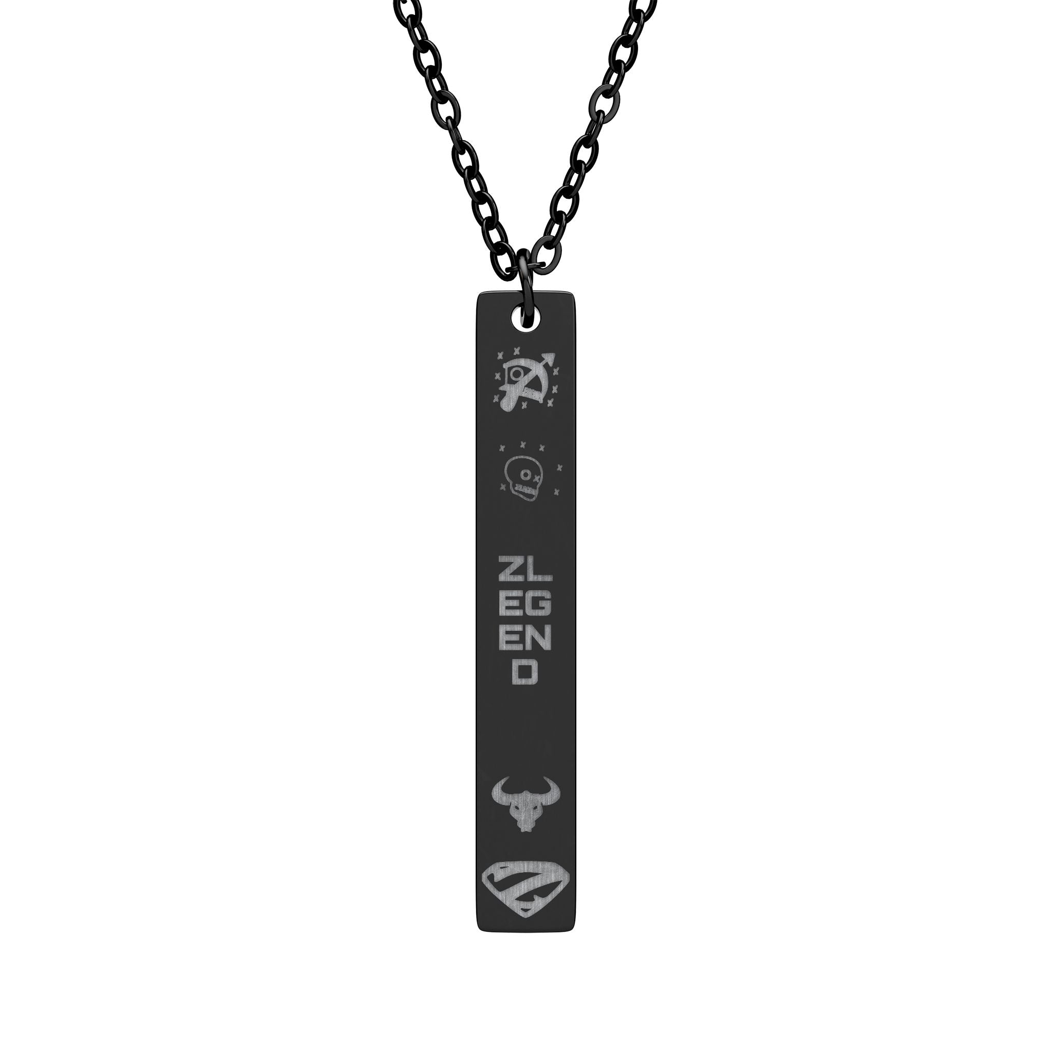 Zlegend Personalized Vertical Bar Necklace for Meaningful Gifts
