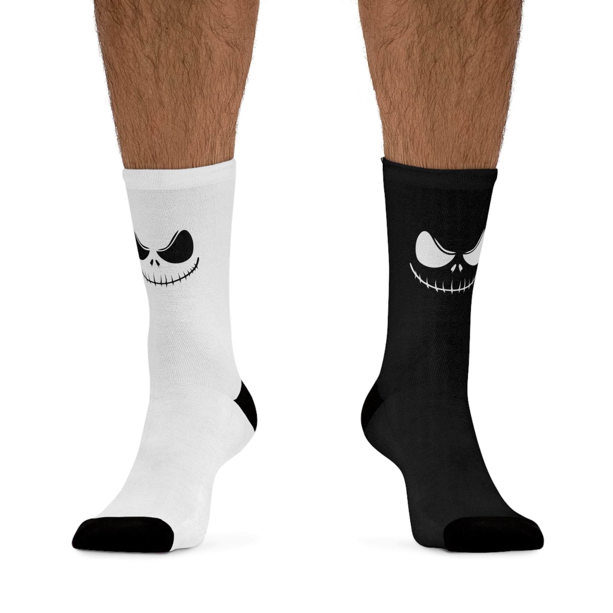 Socks Jack Skellington Halloween Recycled Poly Nem csak ünnepekre