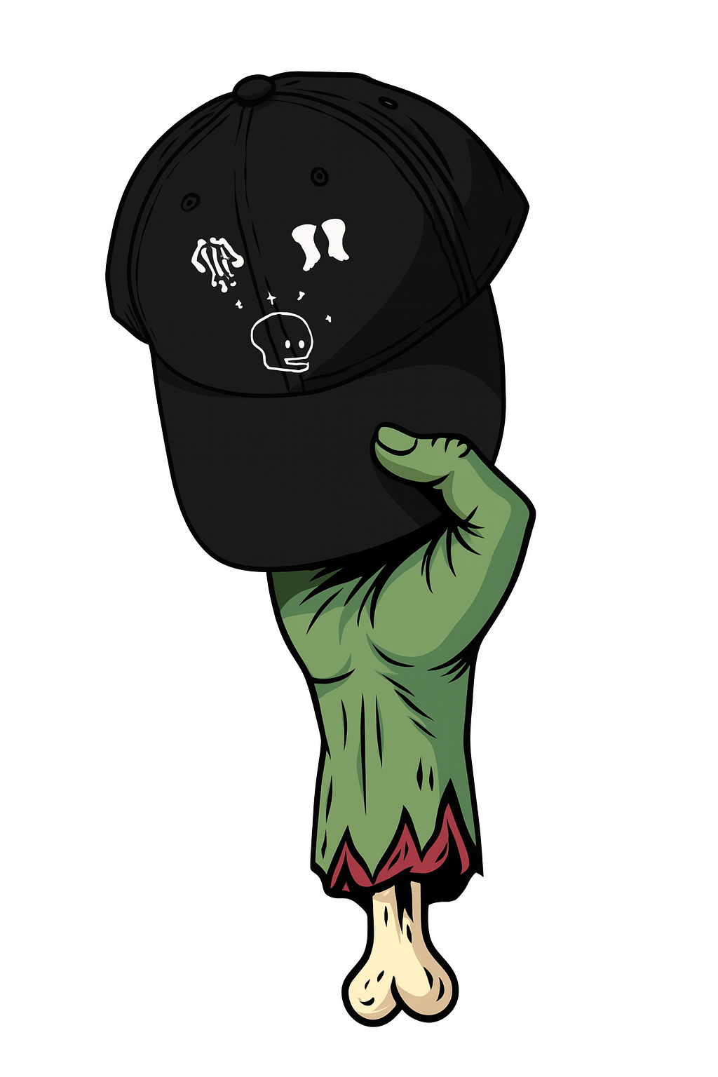 Daryl Mode Skull Cap
