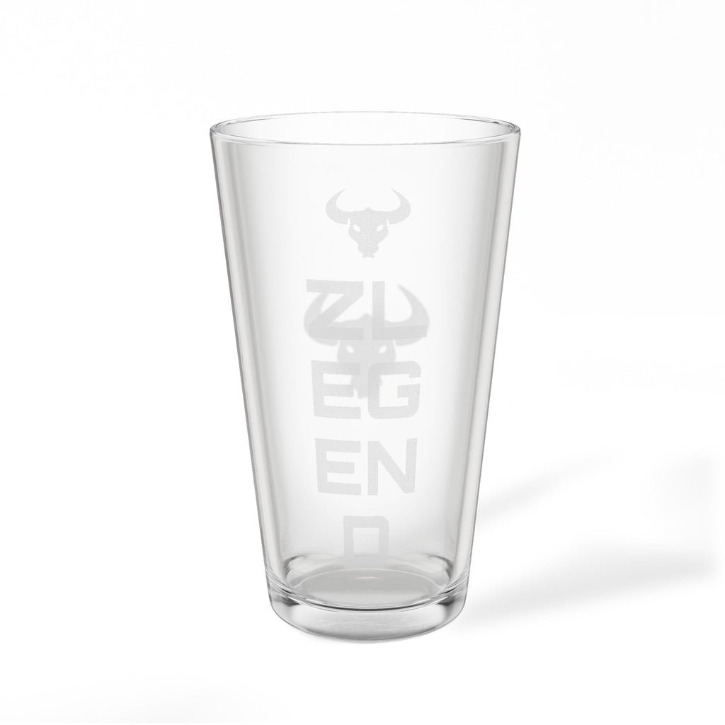 Zlegend Engraved Pint Mixing Glass - 16oz Legend Design