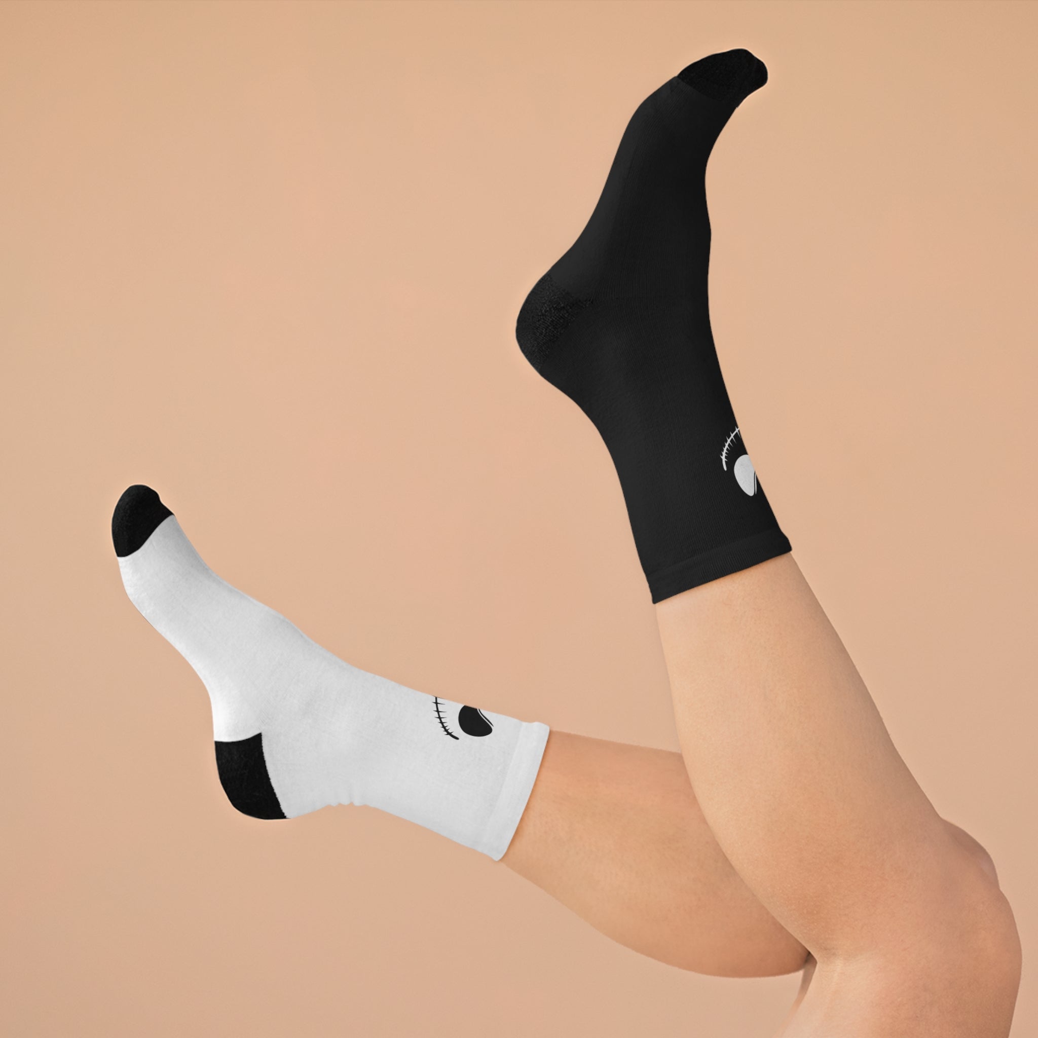 Socks Jack Skellington Halloween Recycled Poly Nem csak ünnepekre