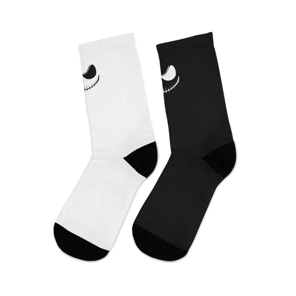 Socks Jack Skellington Halloween Recycled Poly Nem csak ünnepekre