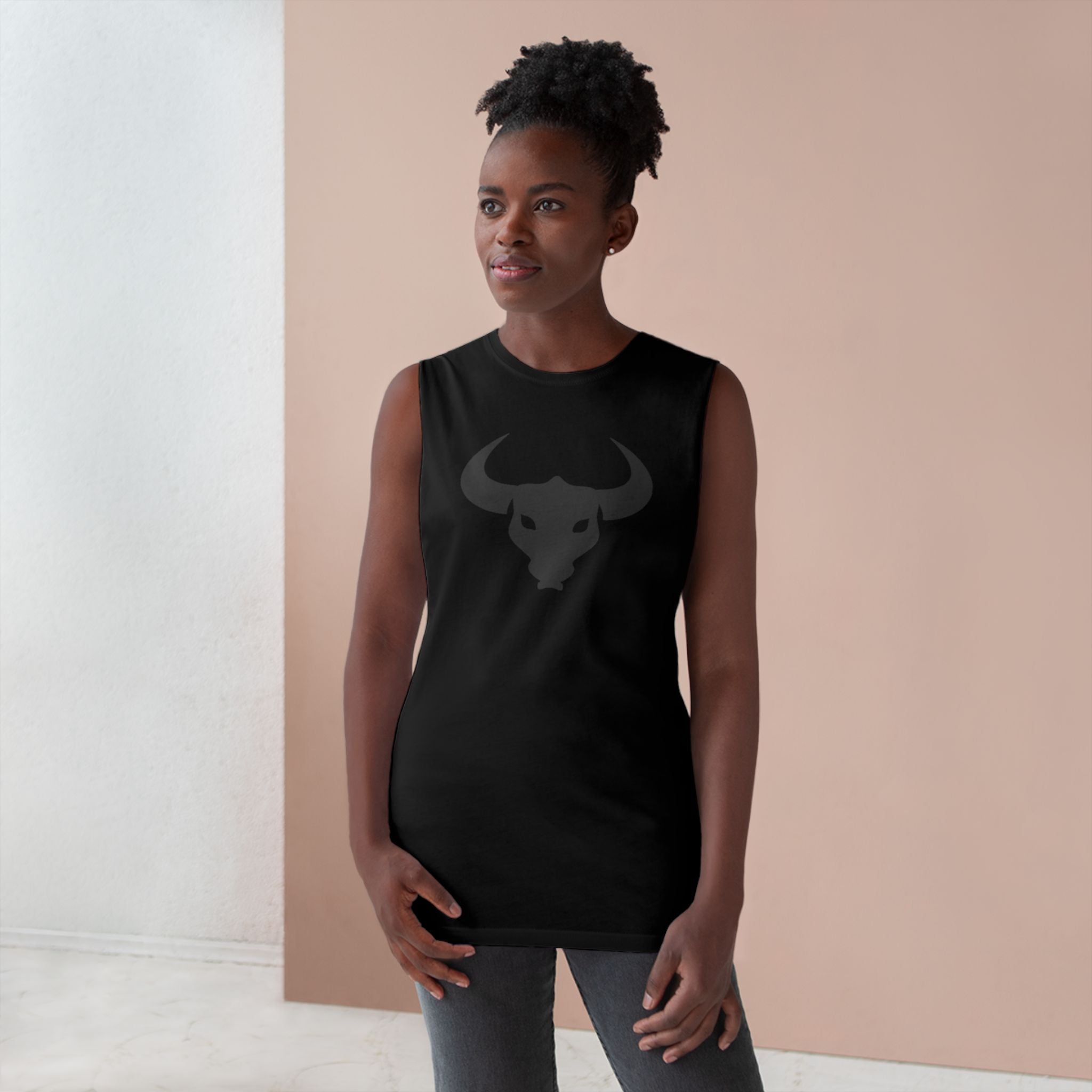 Z Dark bull tank Unisex