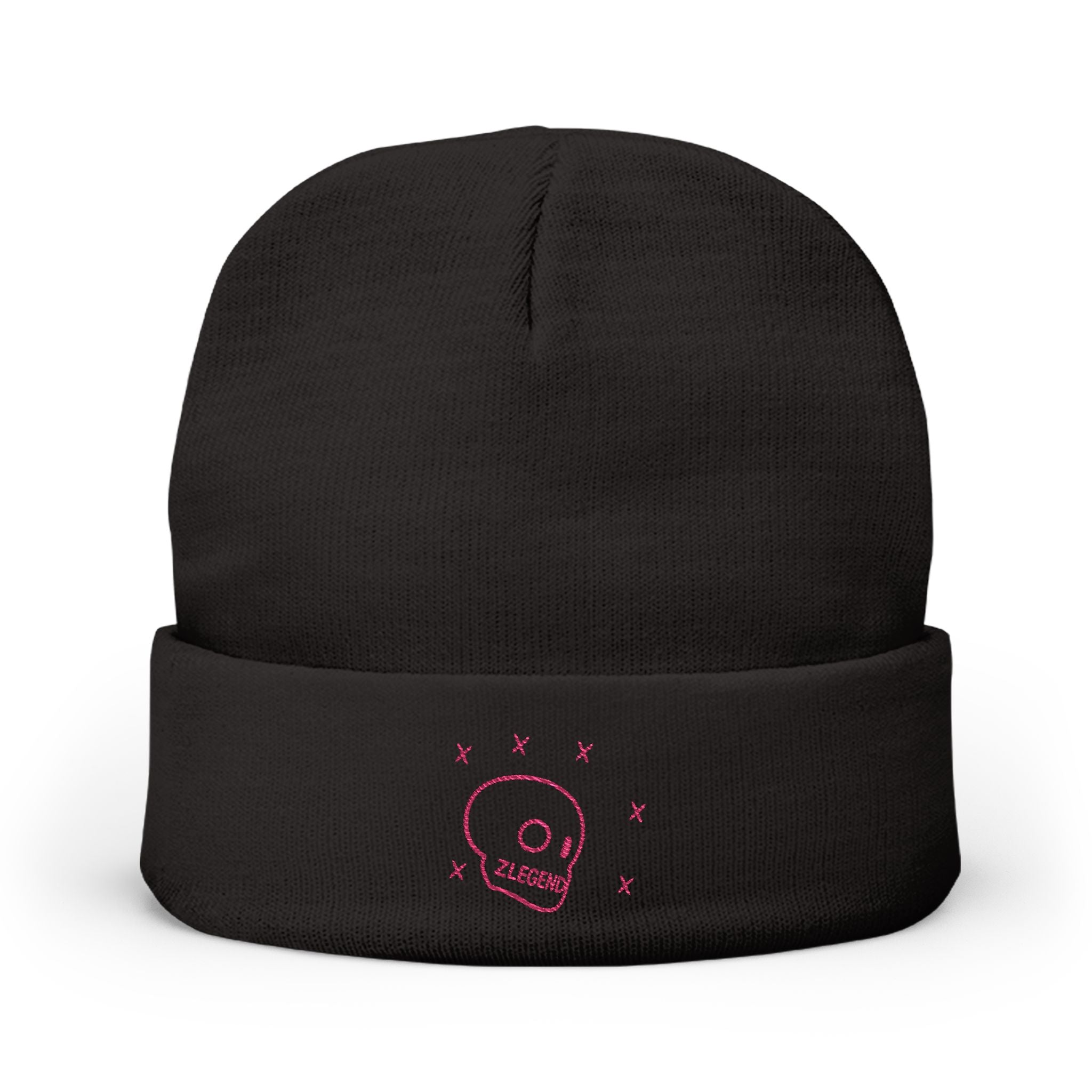 Z Skull Knit Beanie for Trendy Style