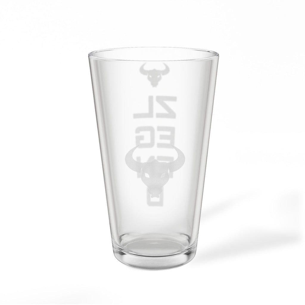 Zlegend Engraved Pint Mixing Glass - 16oz Legend Design