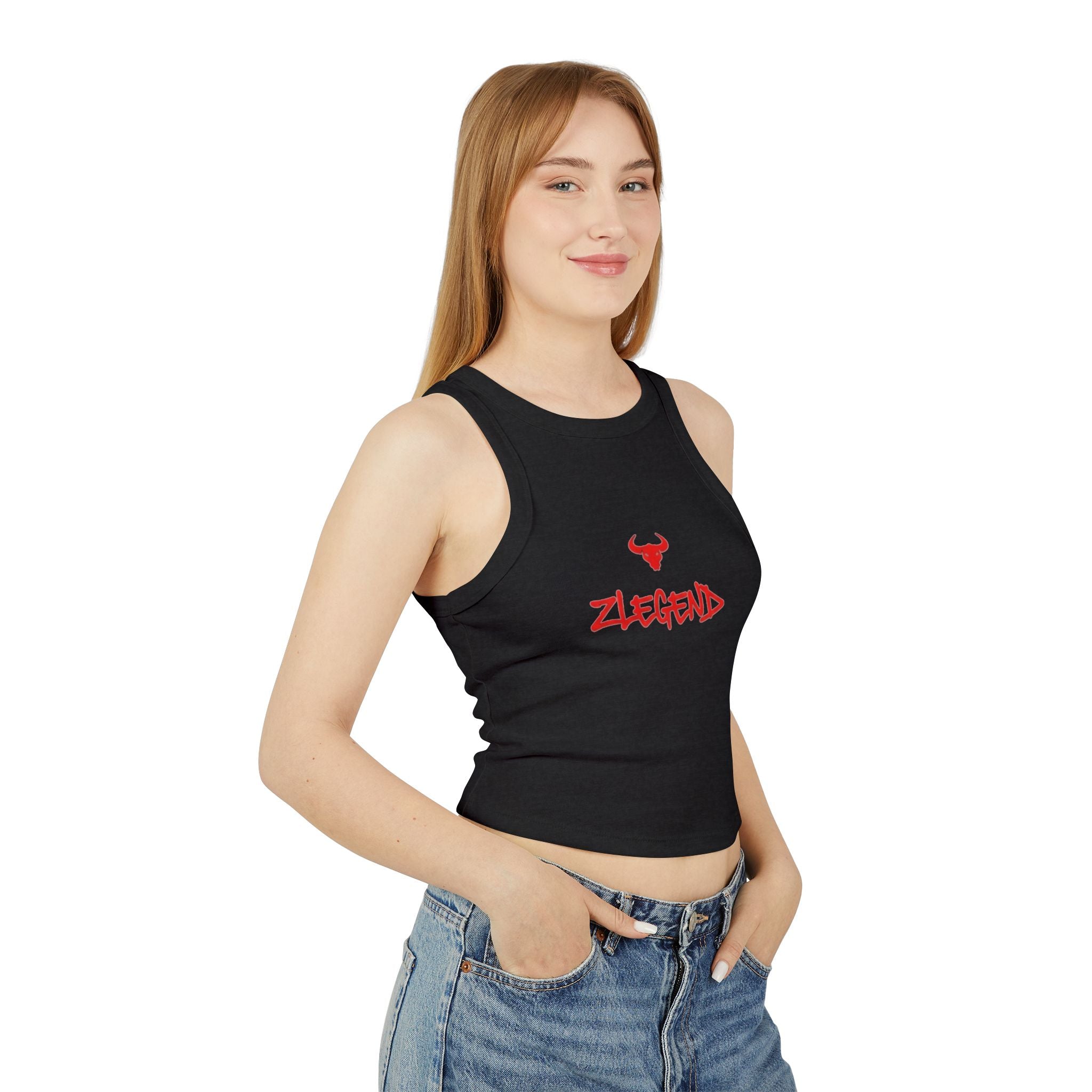 Stylish Women's Racer Tank Top Motorbike