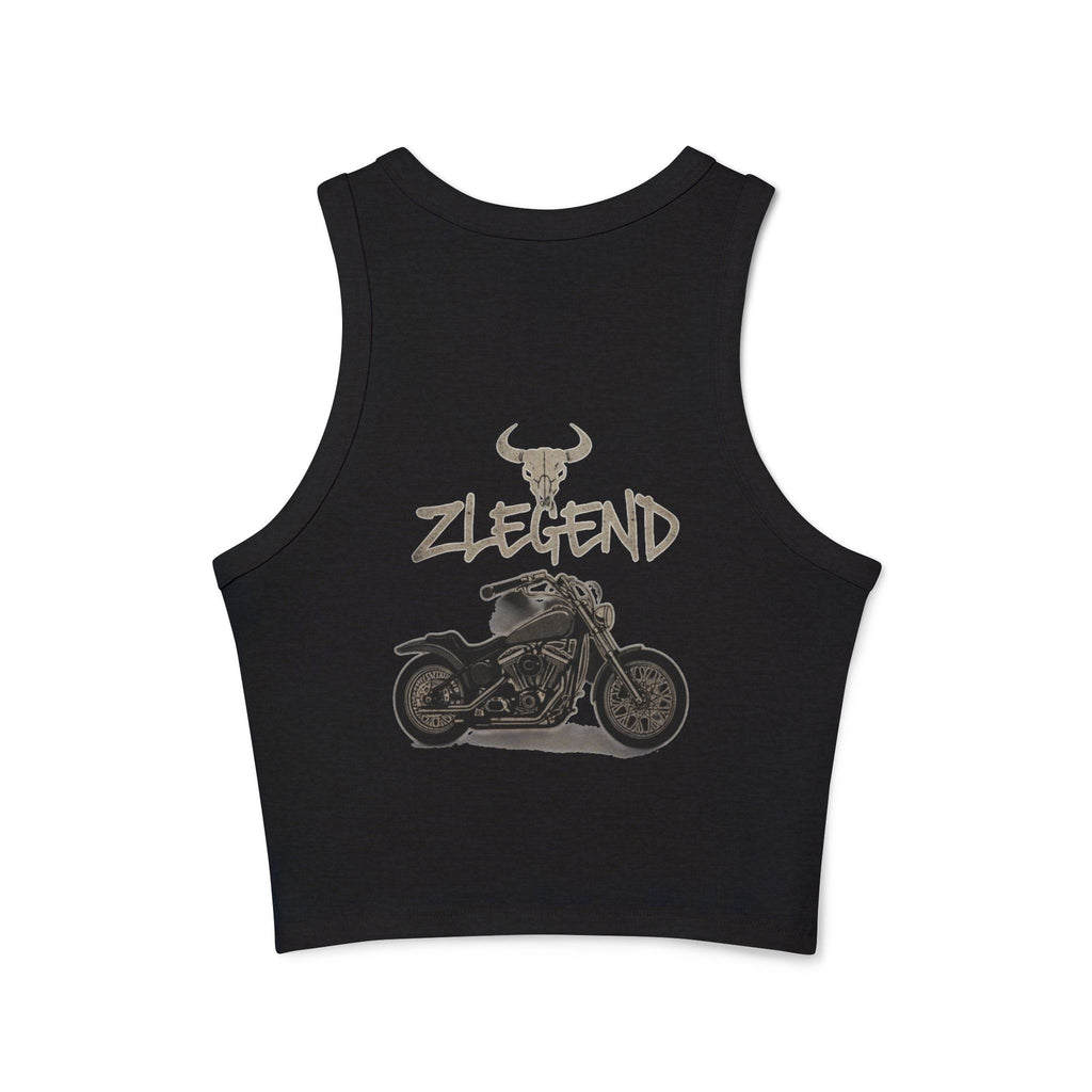 Stylish Women's Racer Tank Top Motorbike